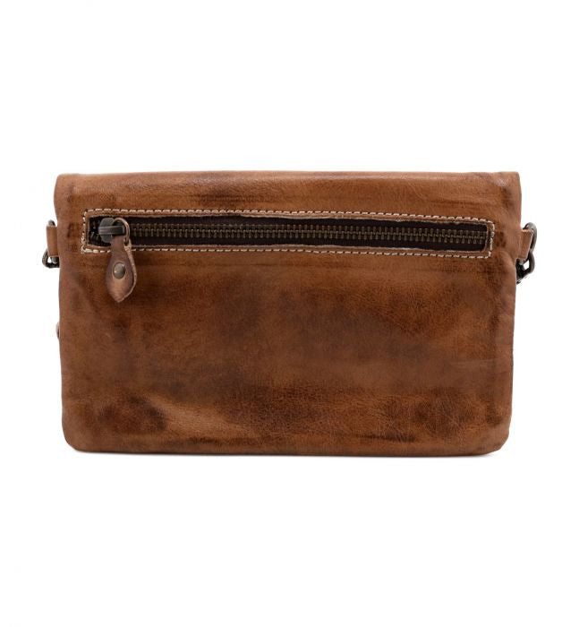 Cadence Tan Rustic Convertible Clutch