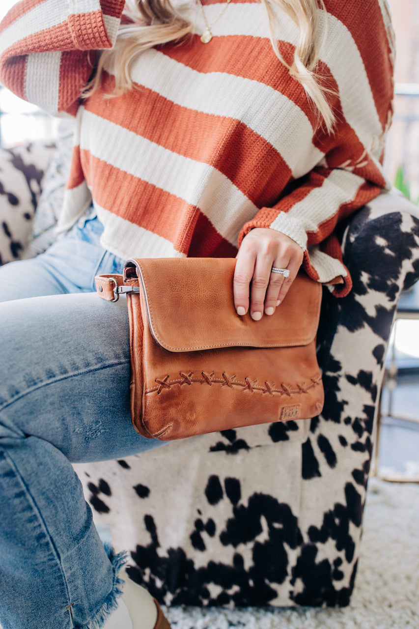 Cleo Tan Rustic Handbag