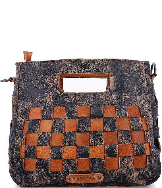 Keiki Black Lux Tan Handbag