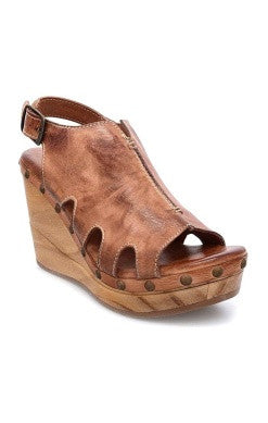 Naiya Tan Dip Dye Wedges