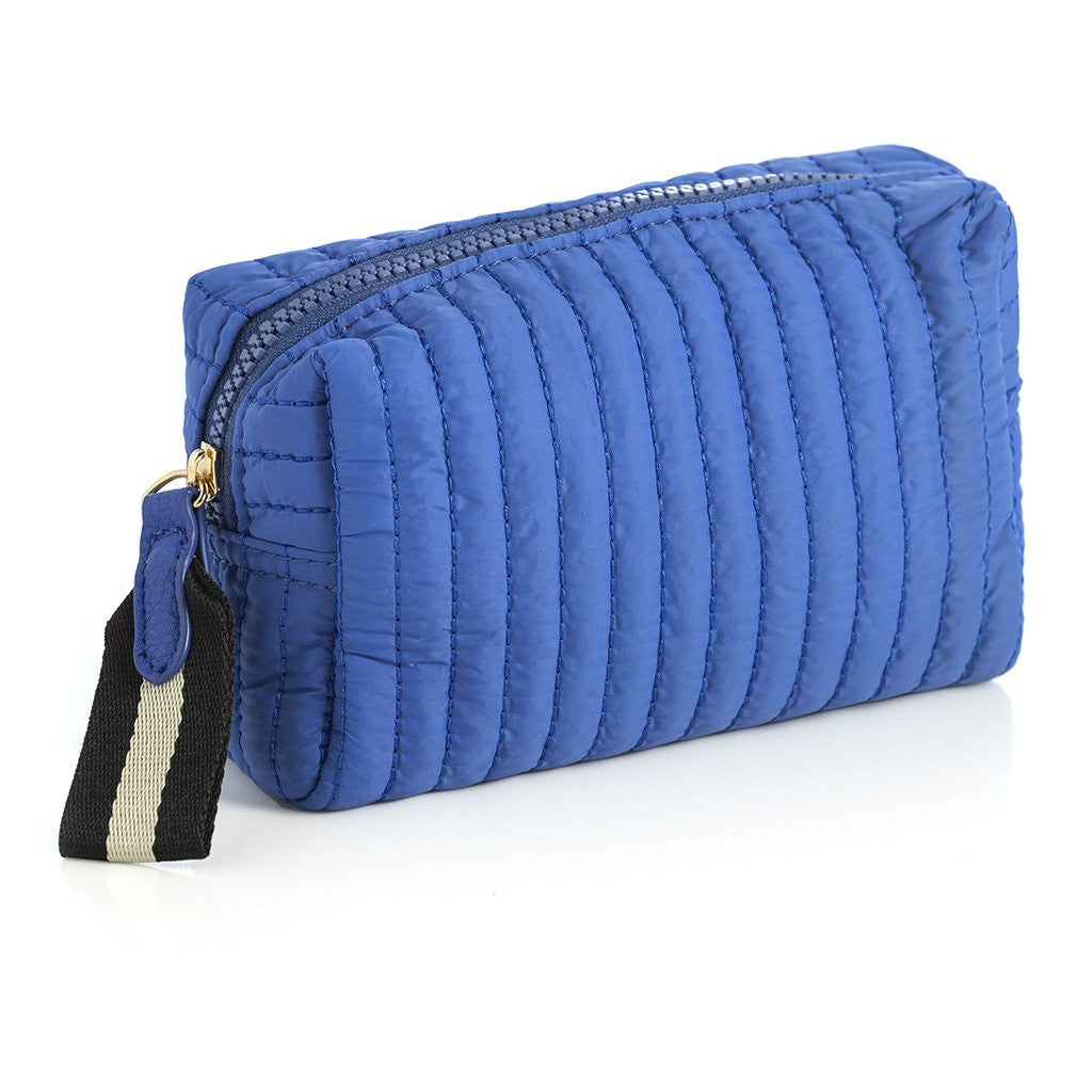 Ezra Small Boxy Ultramarine Cosmetic Bag