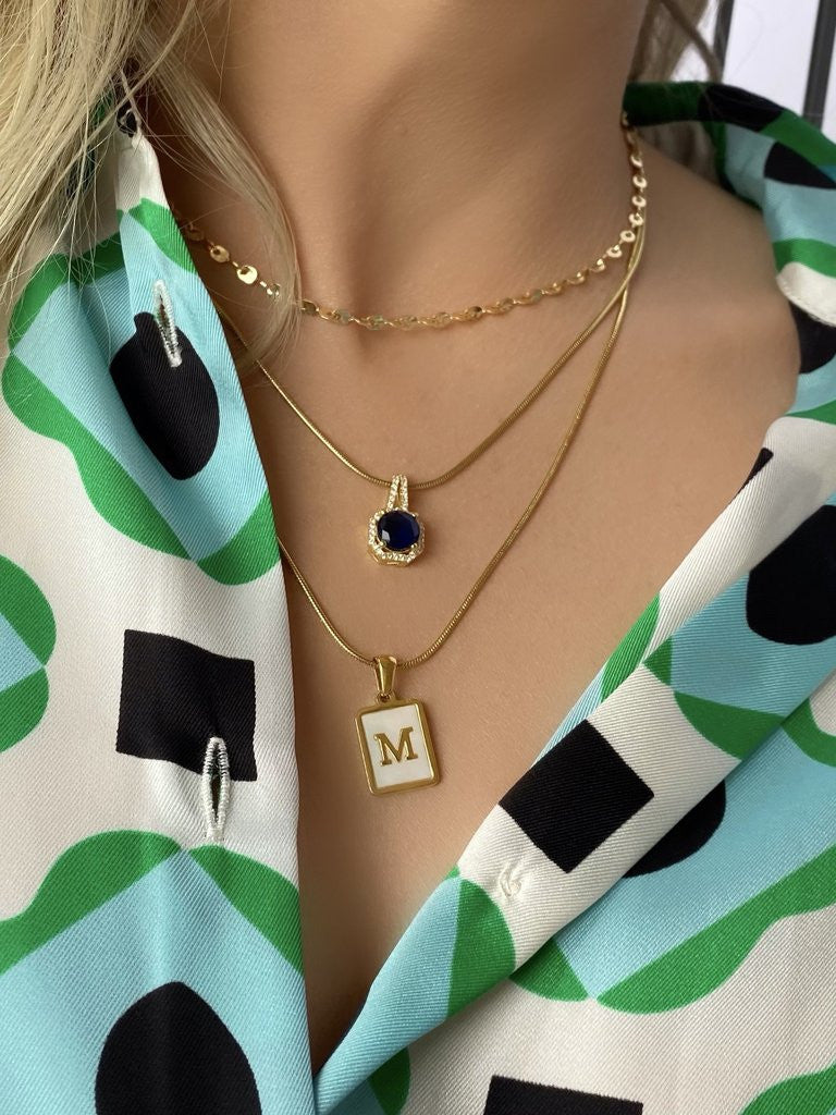 Free Agent Initial Necklace