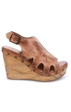 Naiya Tan Dip Dye Wedges