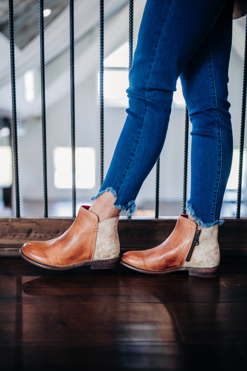 Yurisa Nectar Lux Tan Rustic Bootie