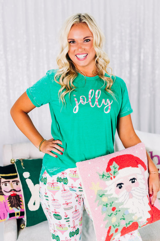 Candy Stripe Jolly Tee