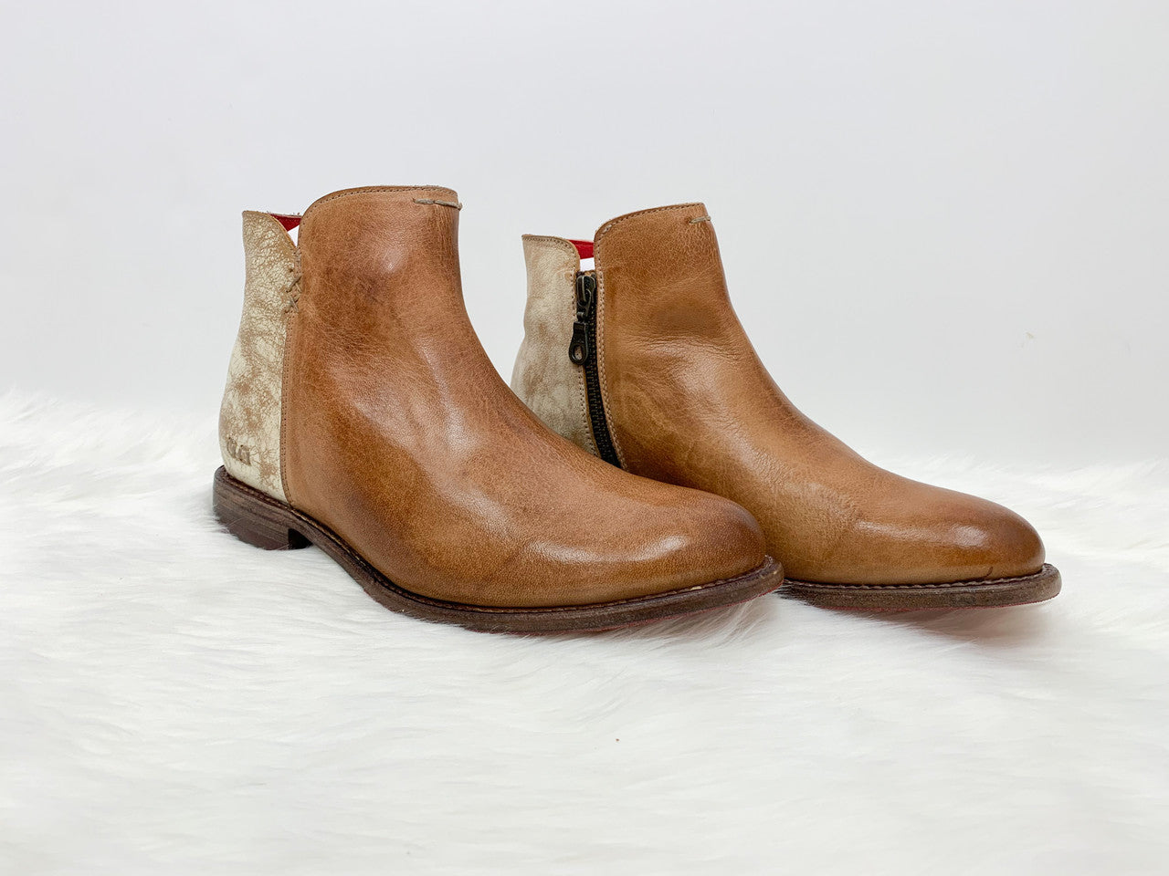 Yurisa Nectar Lux Tan Rustic Bootie