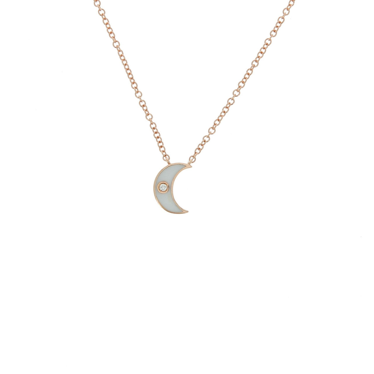 Enamel Moon Charm