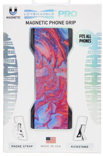 PRO Pink Marble Phone Grip & Stand