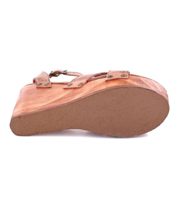 Grettell Tan Rustic Wedge