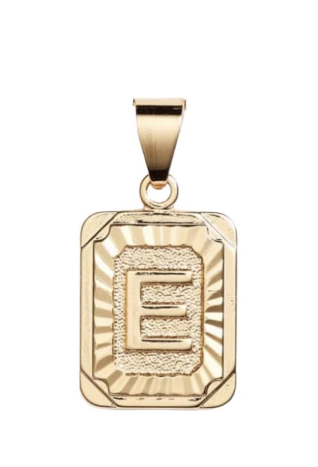 Initial Card Necklace