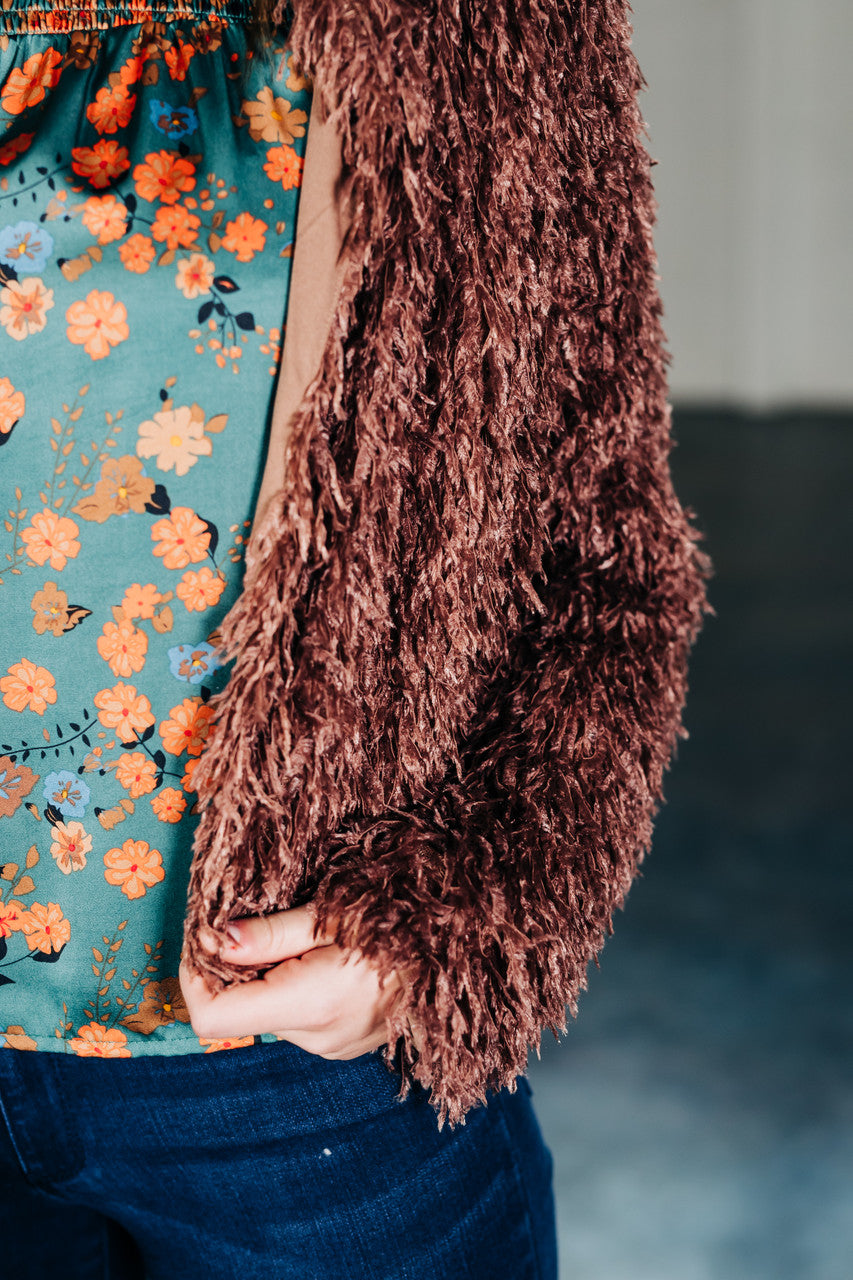 Fill Your Cup Brown Jacket