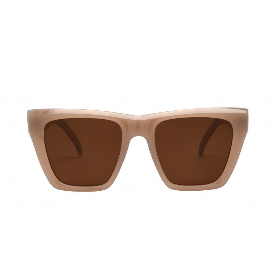 Ava Oatmeal Brown Polarized Sunglasses