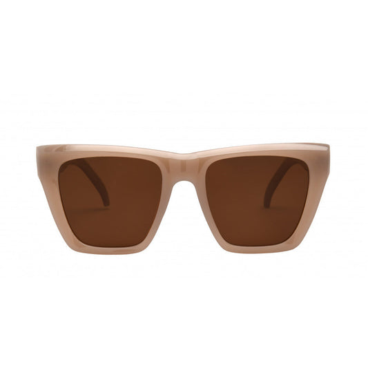 Ava Oatmeal Brown Polarized Sunglasses