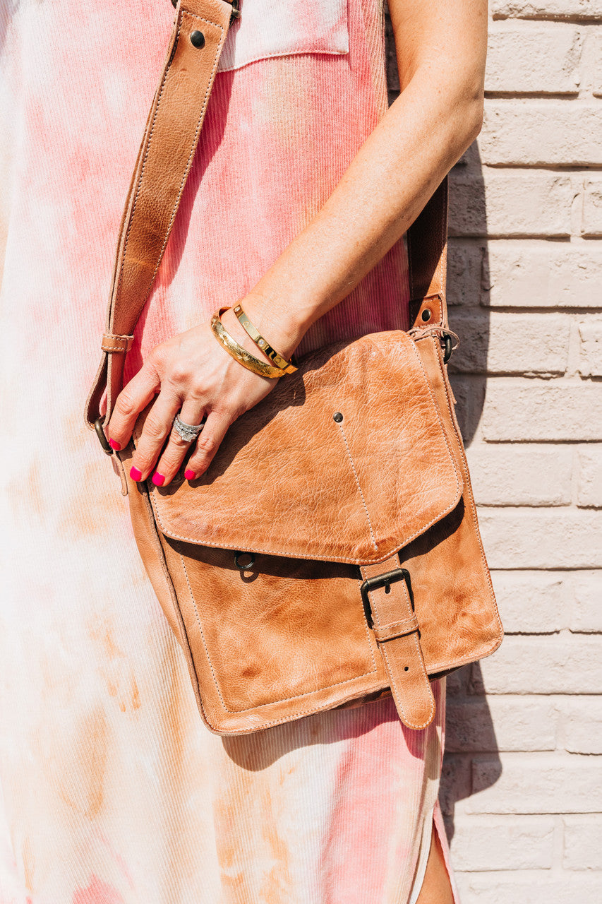 Venice Beach Tan Rustic Crossbody