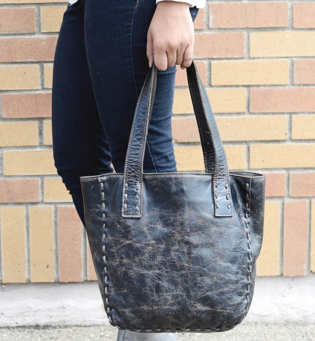 Stevie Black Lux Handbag