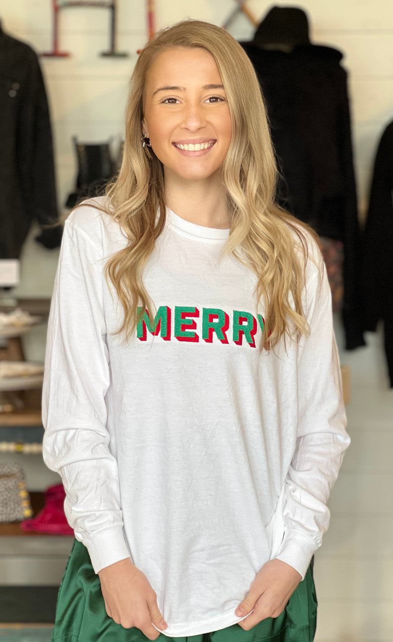 Retro Green Merry Tee