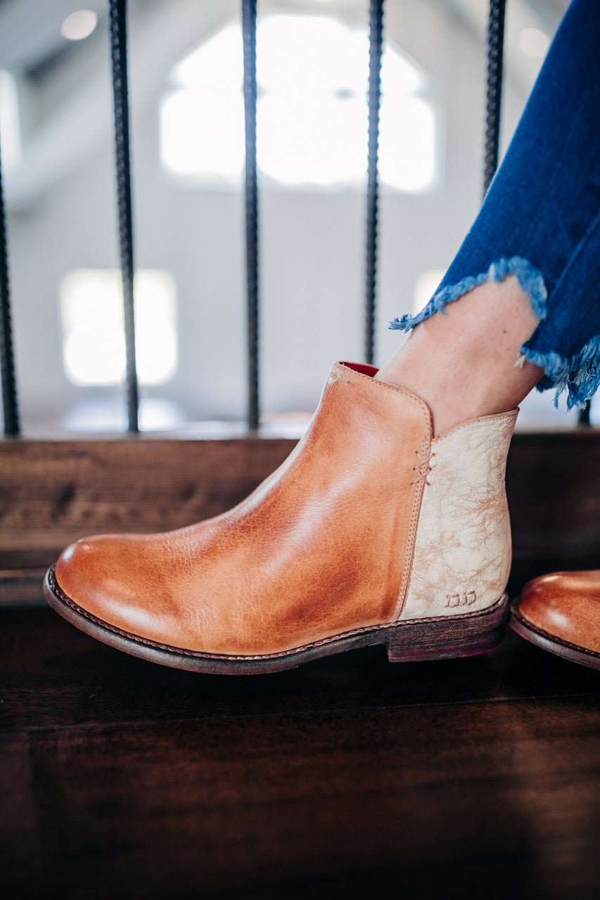 Yurisa Nectar Lux Tan Rustic Bootie