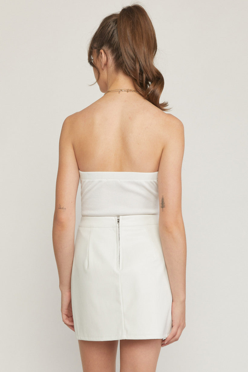 Sweet And Casual Off White Bodysuit