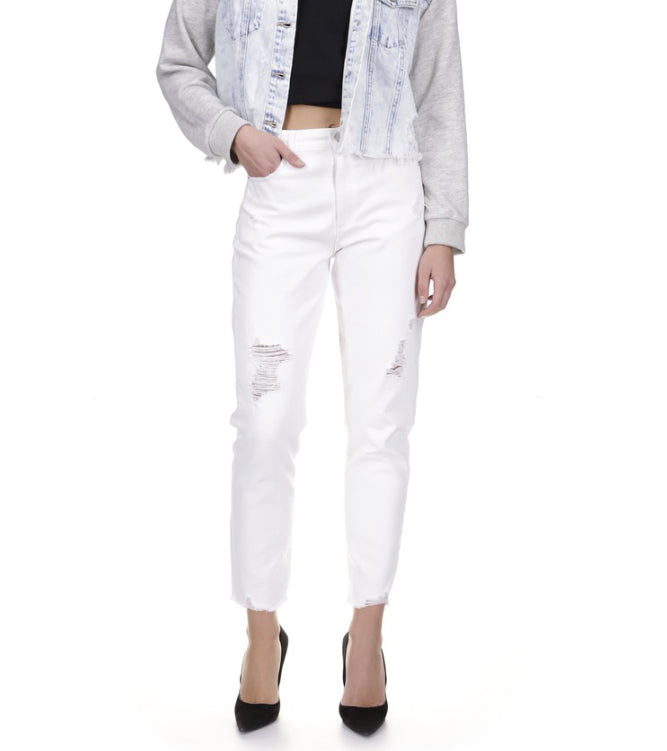 Weekender Destructed White Jeans