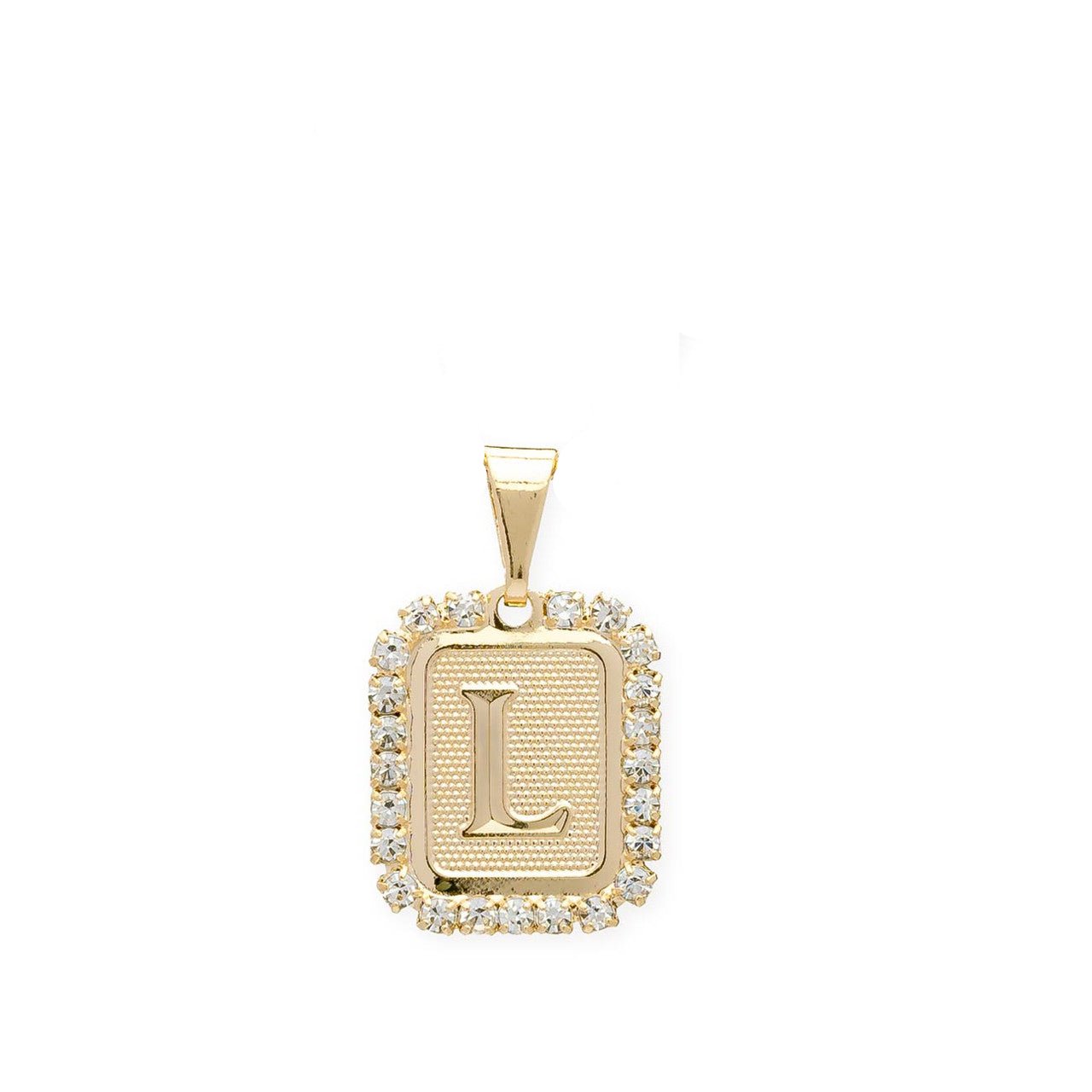 Royal Initial Card Necklace