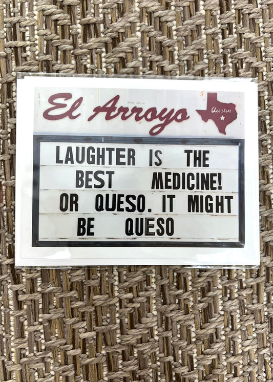 Queso Medicine Card