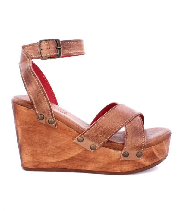 Grettell Tan Rustic Wedge