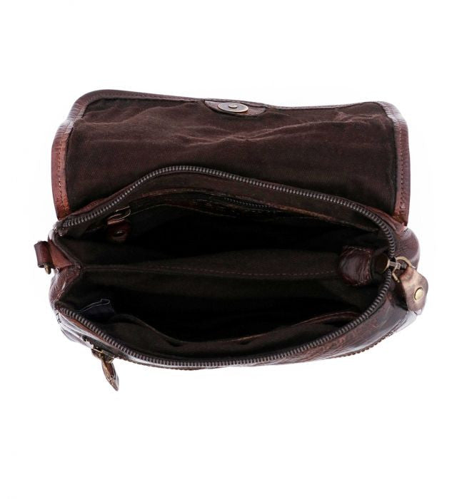 Ziggy Teak Rustic Convertible Fanny Pack Crossbody Clutch