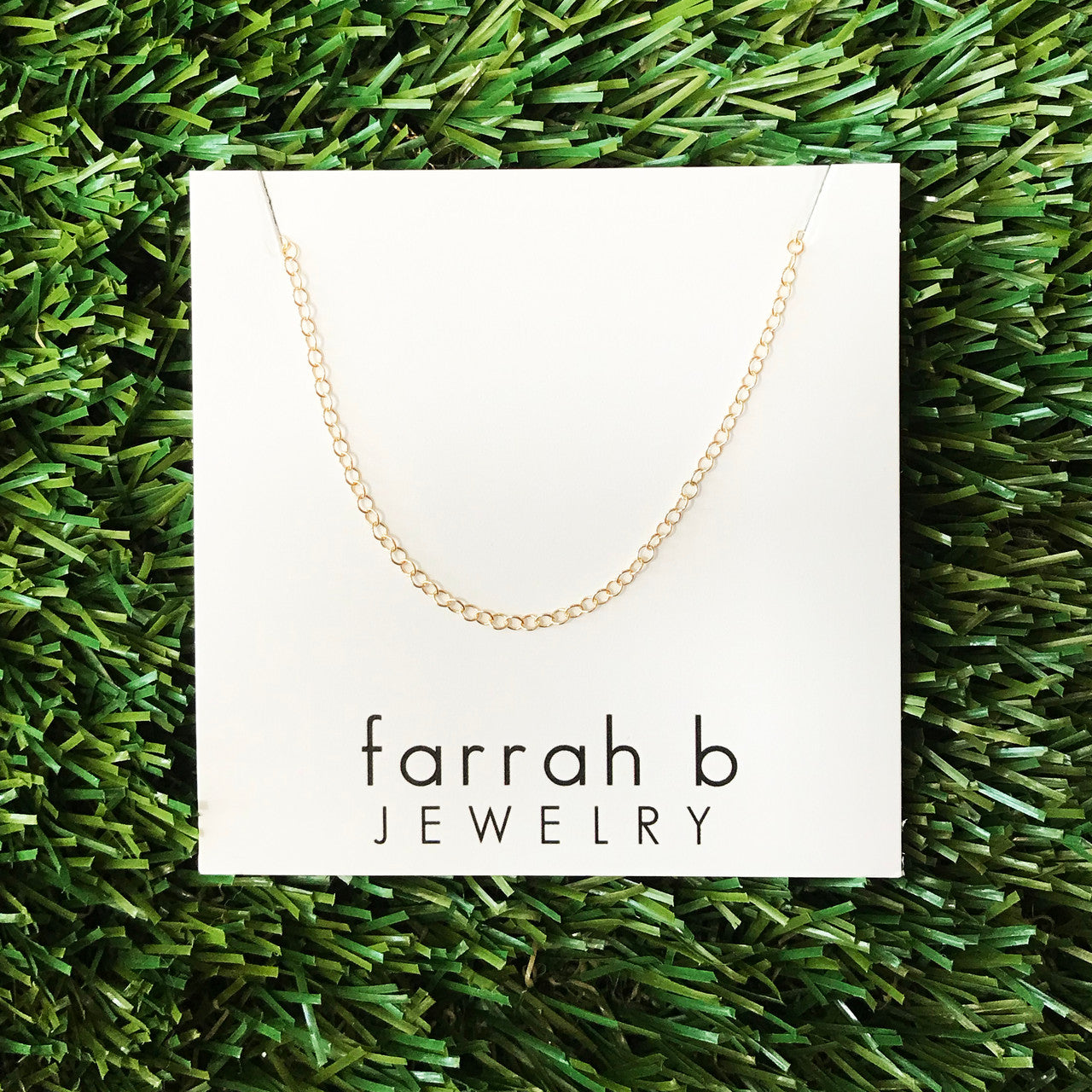 Charm Bar Necklace Chain