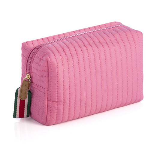 Ezra Large Boxy Pink Cosmetic Bag