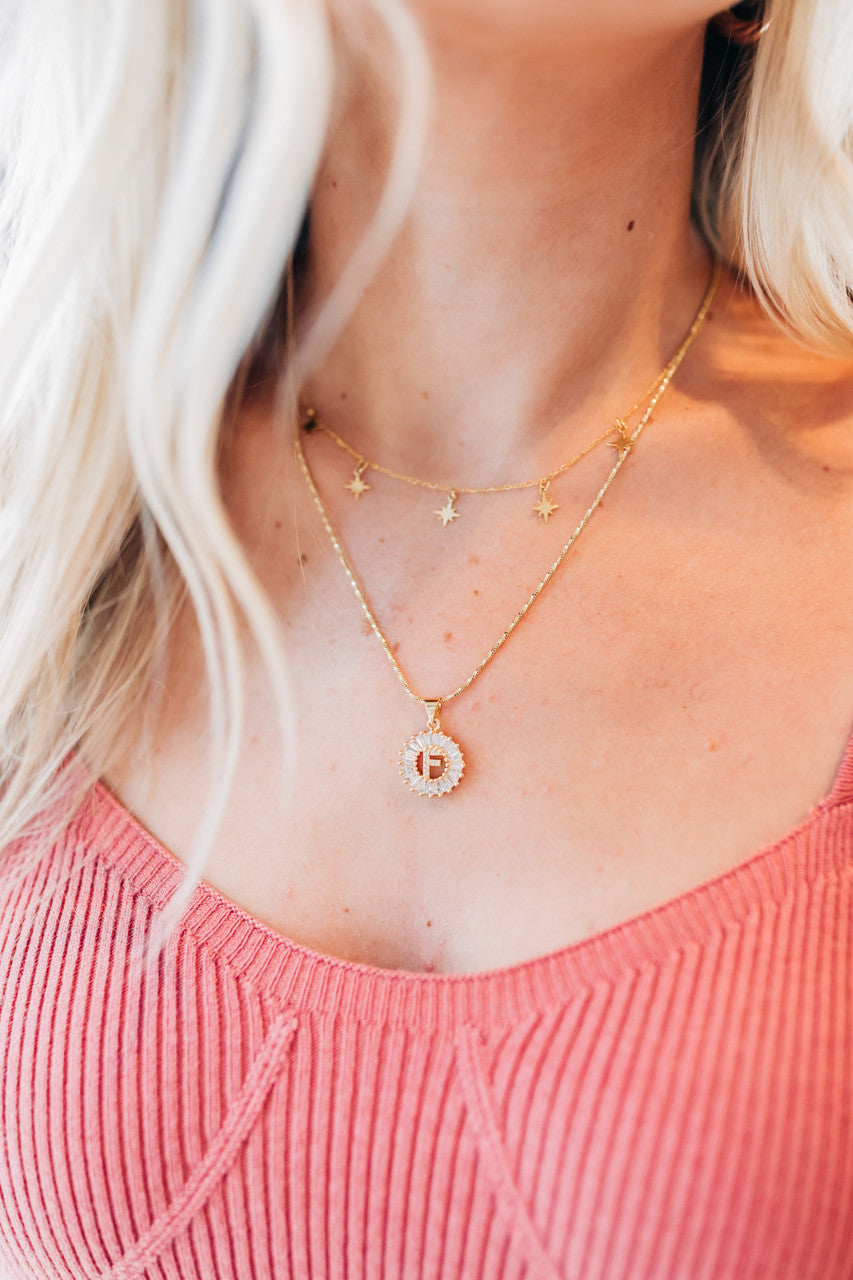 Yours Truly Initial Necklace