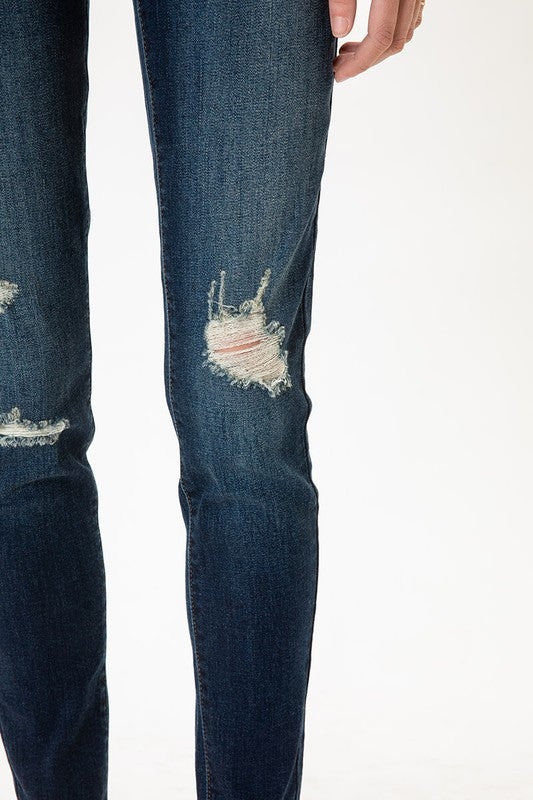 Sariah Mid Rise Super Skinny Jeans