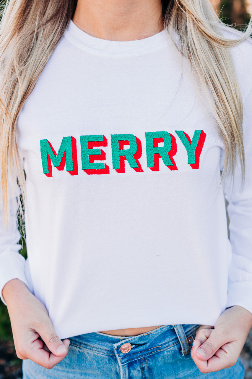 Retro Green Merry Tee