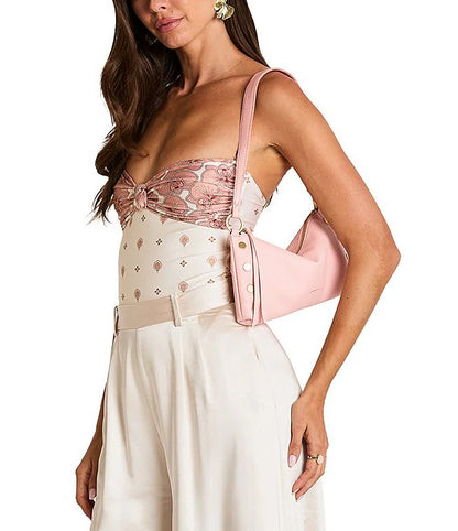 Kyle Small Flamingo Pink/Brushed Gold Handbag