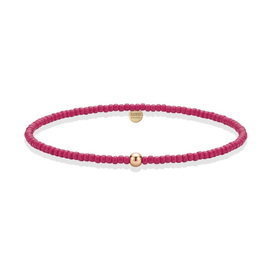 Day Dream Berry 14K Gold Filled Beaded Bracelet