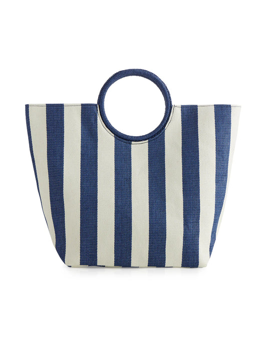 Mirage Navy Beach Tote Bag