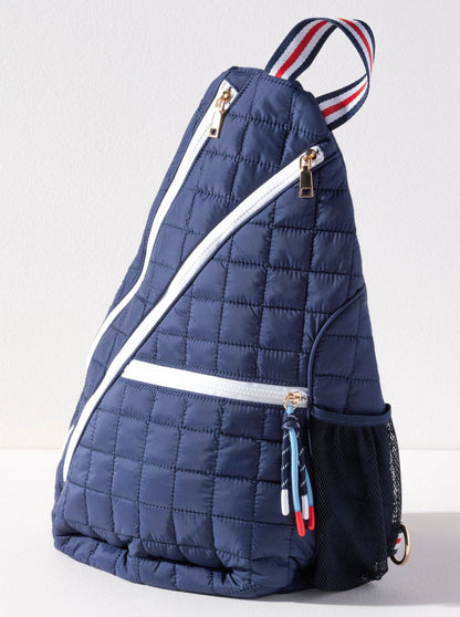 Ezra Navy Sling Bag