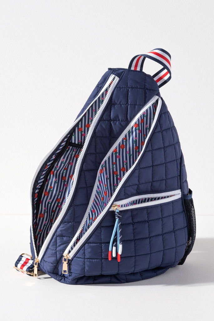 Ezra Navy Sling Bag