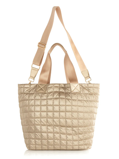 Logan Gold Travel Tote