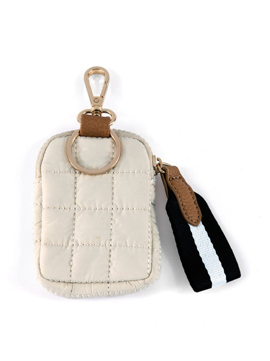 Ezra Ivory Clip-On Pouch