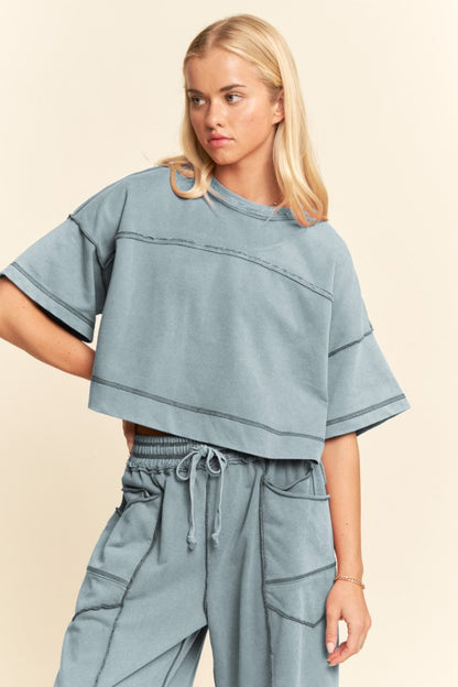 Just What You Wanted Denim Blue Set