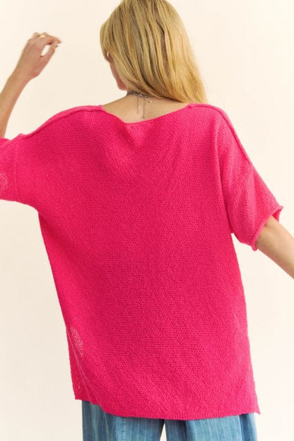 Everybody Wants This Magenta Top