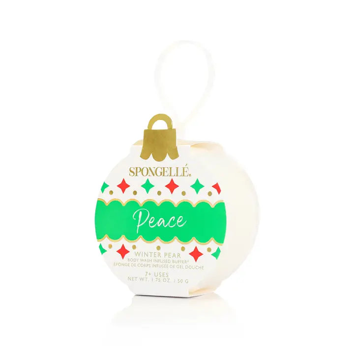 Peace Winter Pear Holiday Ornament Buffer