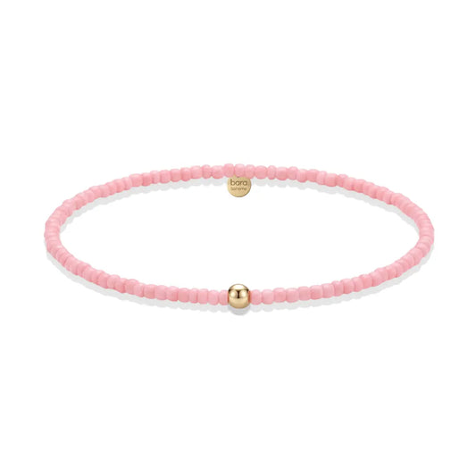 Day Dream Bubblegum 14K Gold Filled Beaded Bracelet