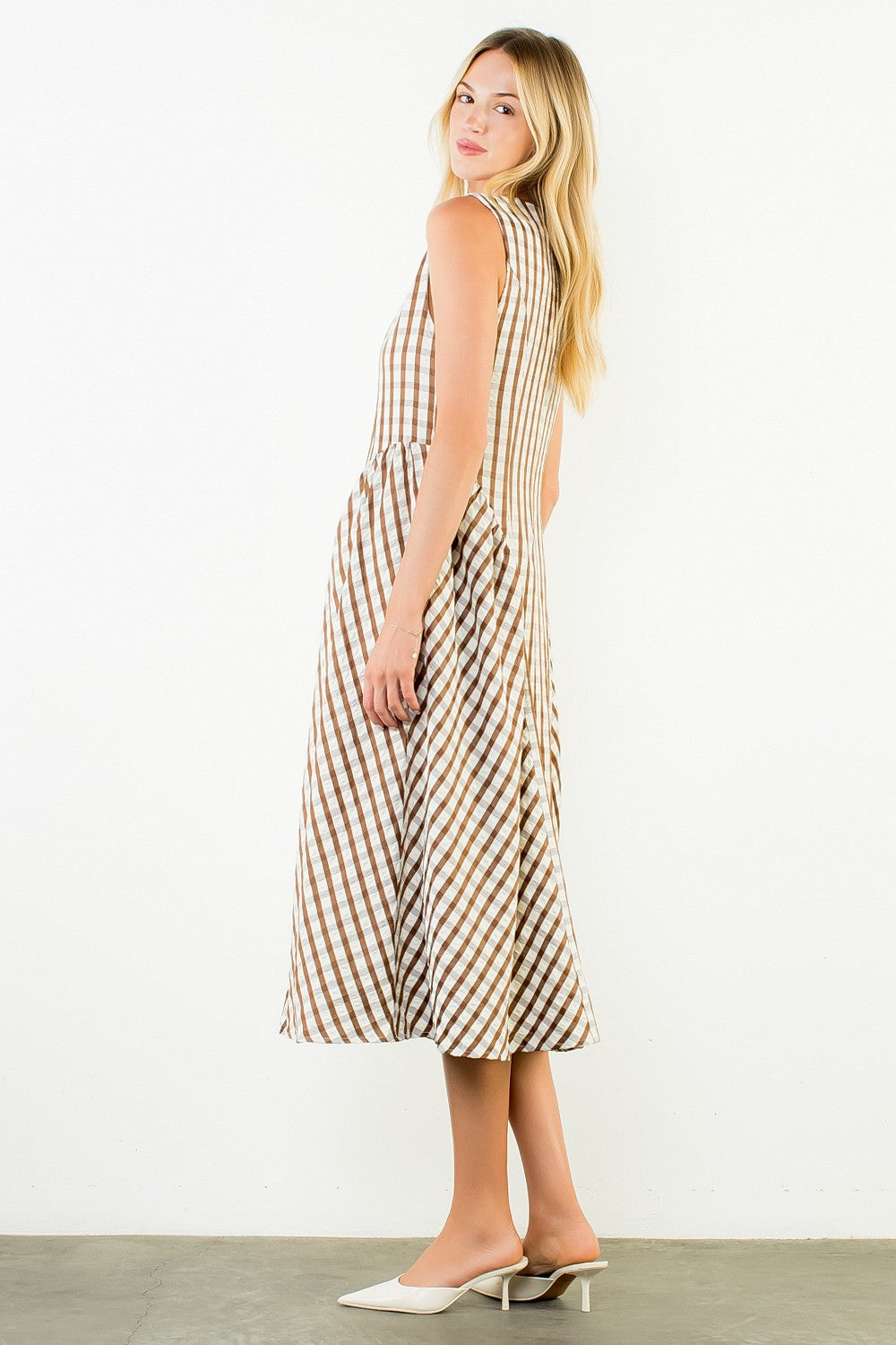 Checkered Charm Dress