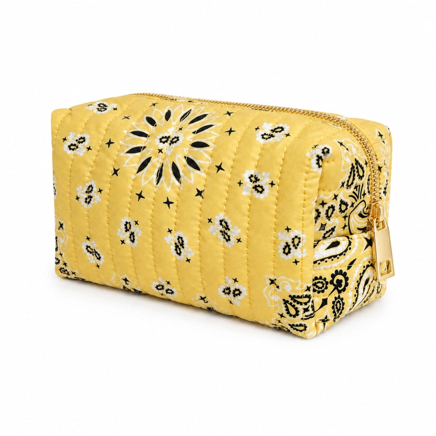 Bandana Yellow Cosmetic Bag