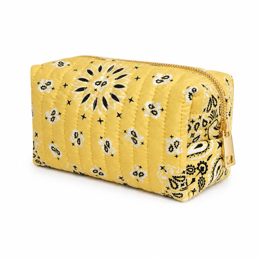 Bandana Yellow Cosmetic Bag