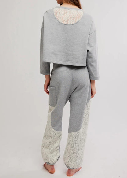 Sunday Best Heather Grey Lounge Set