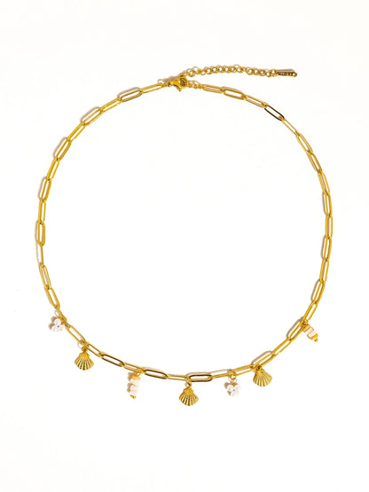 June Seashells Charm Necklace