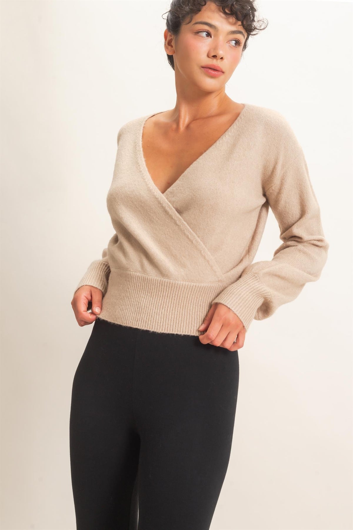 Good Things Ahead Taupe Sweater
