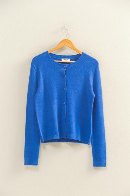 One and Done Blue Cardigan